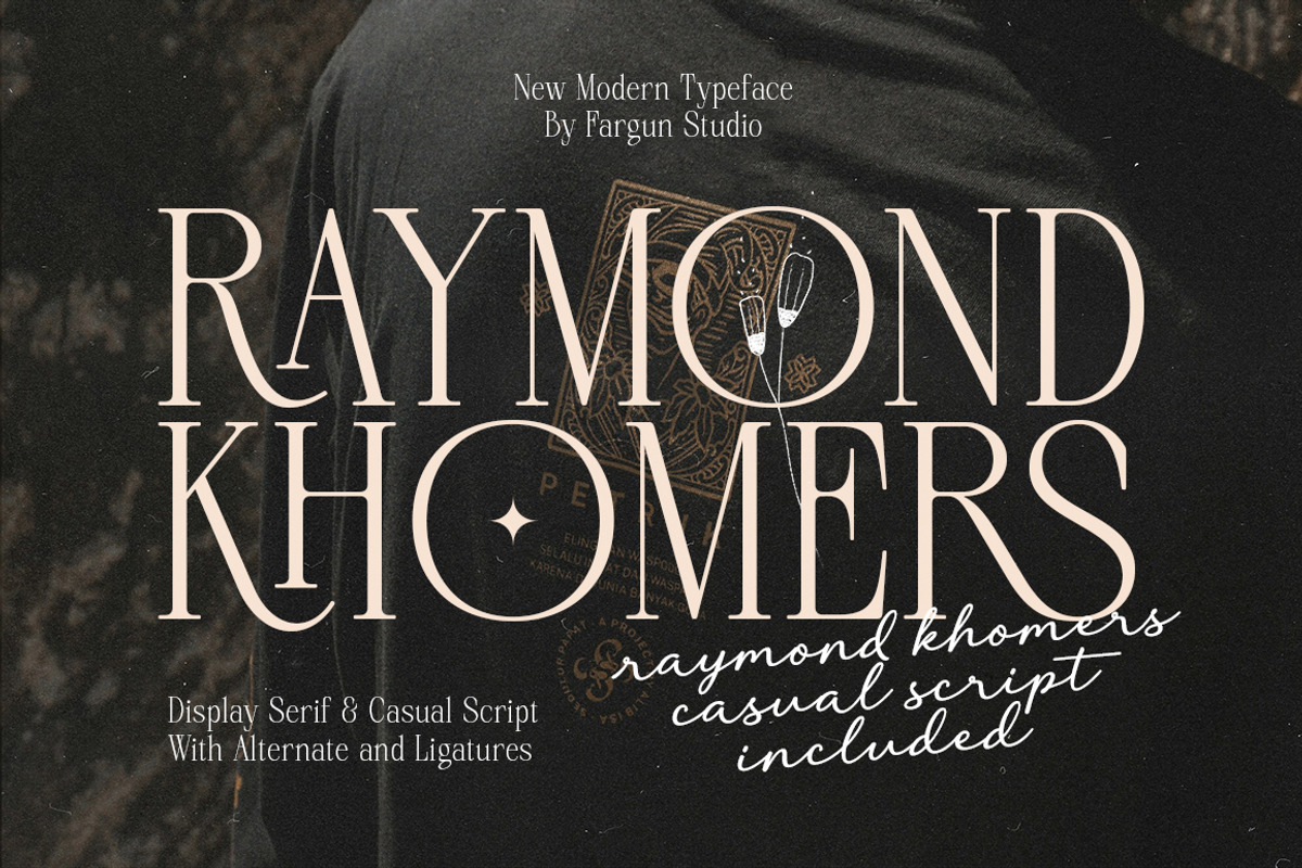 Raymond Khomers, a Sans Serif Font by Fargun Studio (Photo 1 of 22)