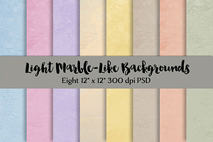 Light Marble-Like Backgrounds