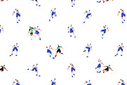 Football players set, patterns, a Sport Illustration by PaperTrident (Thumbnail 4 of 5)