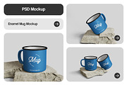 Enamel Mug Mockup, a Product Mockup by Pixie Creative (Thumbnail 1 of 5)