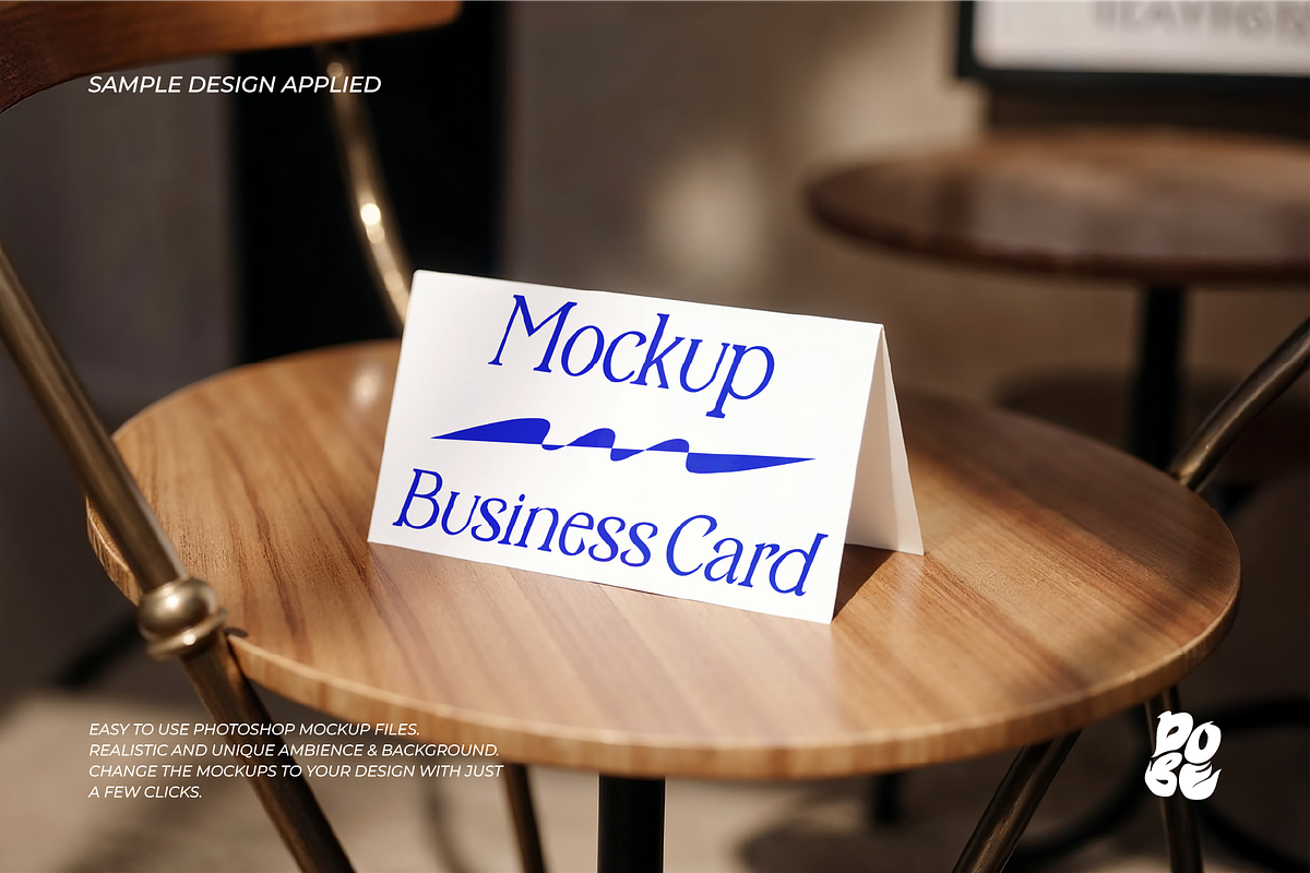 Business Card Mockup Set, a Books & Magazine Mockup by DOBE Studio (Photo 6 of 9)