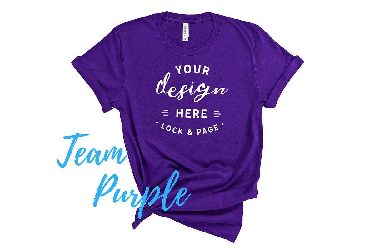 Bella Canvas TShirt Mockups On White, a Shirt Mockup by lock and page (Photo 41 of 92)