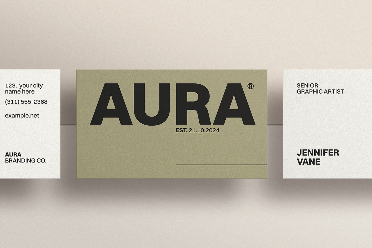 Elegant Business Card Template, a Business Card Template by ArtisanaAura (Photo 5 of 11)