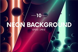 10 Neon Background