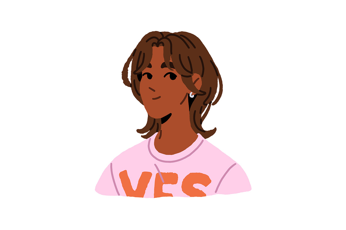 Diverse young women avatars set, a Person Illustration by PaperTrident (Photo 4 of 15)
