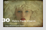 Retro Fade Charm Effect Overlays, a Brushes & More by PhotoSpirit (Thumbnail 1 of 8)
