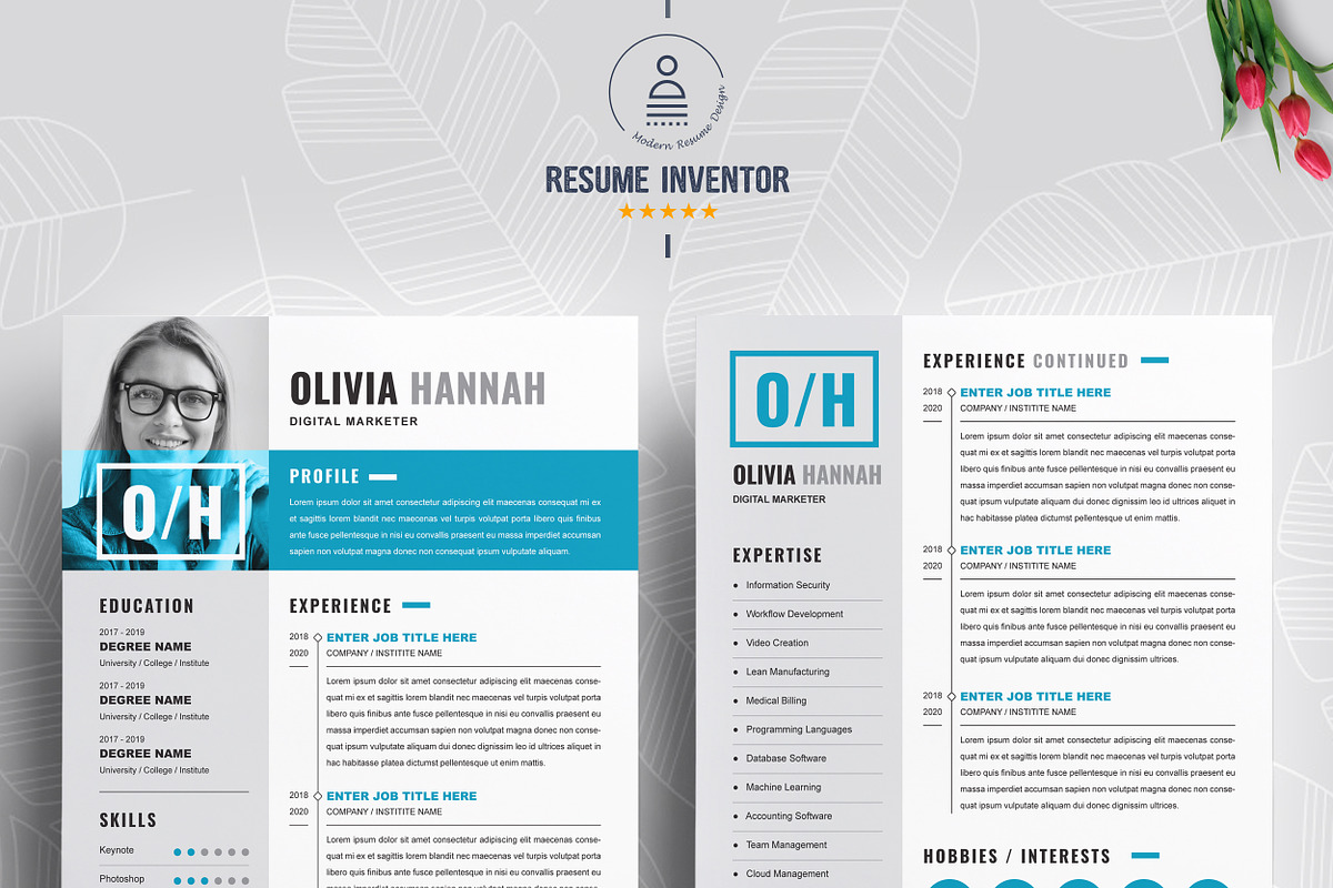 JOB WINNING RESUME - 50 TEMPLATES, a Resume Template by ResumeInventor (Photo 93 of 184)