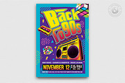 Back to the 90s Flyer Template, a Flyer Template by ThatsDesignArt (Thumbnail 1 of 8)