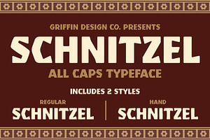 GDC Schnitzel Typeface