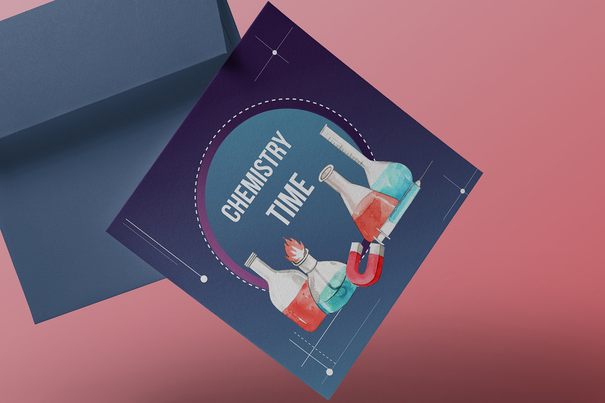 Science and scientific equipments, a Decorative Illustration by CreativeValuation (Photo 8 of 14)