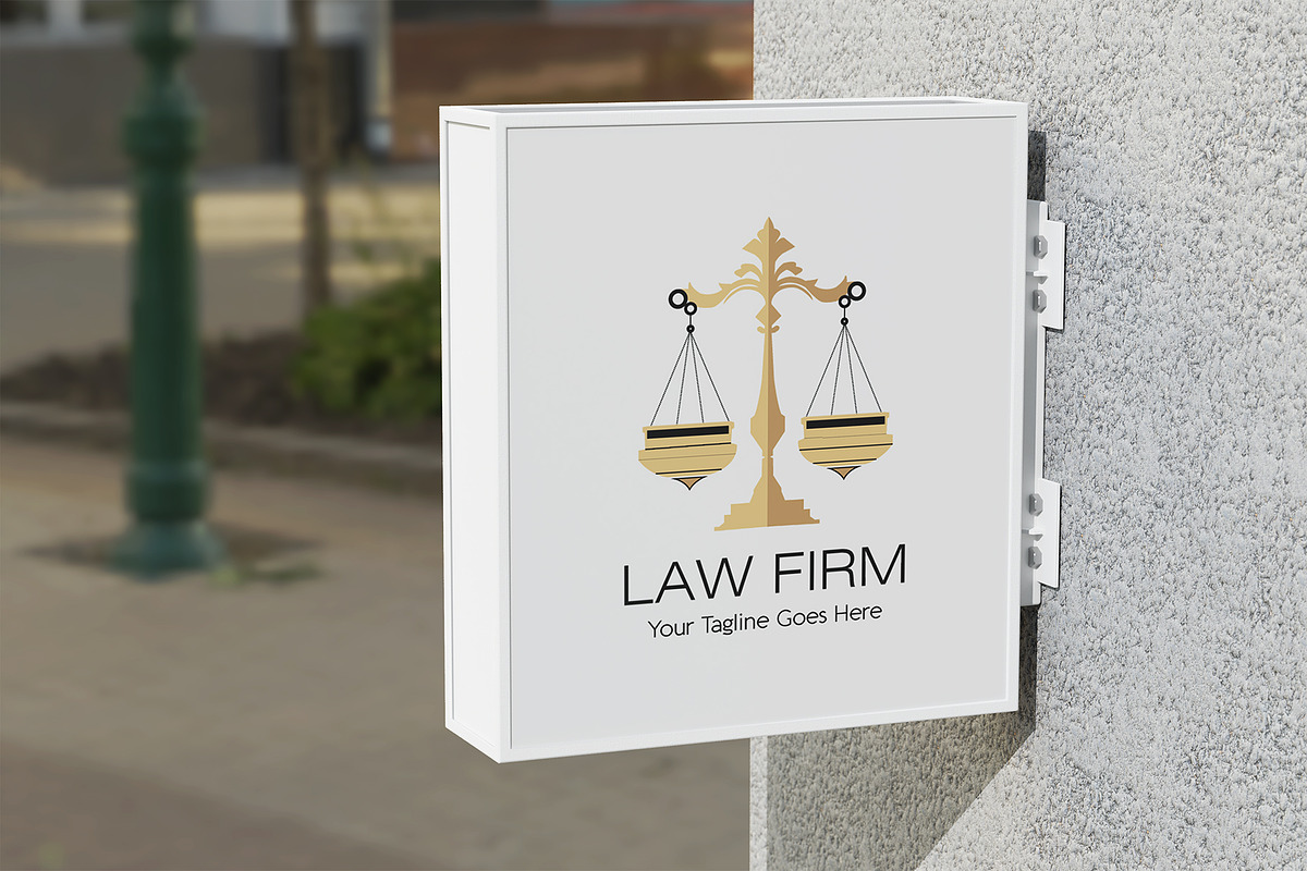 Professional Law Firm Logo Design, a Branding & Logo Template by YUDesignStore (Photo 3 of 6)