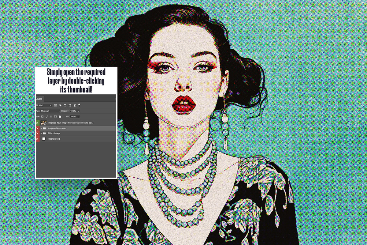 Riso Retro Print Photo Effect, a Layer Style Add-On by iDoodle Studio (Photo 3 of 5)