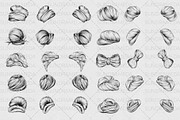Procreate bun hairstyle brushes, a Brush Add-On by sundrameda (Thumbnail 3 of 5)