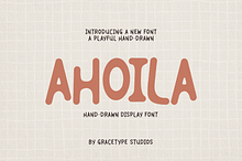 Ahoila | Hand Drawn Display Font