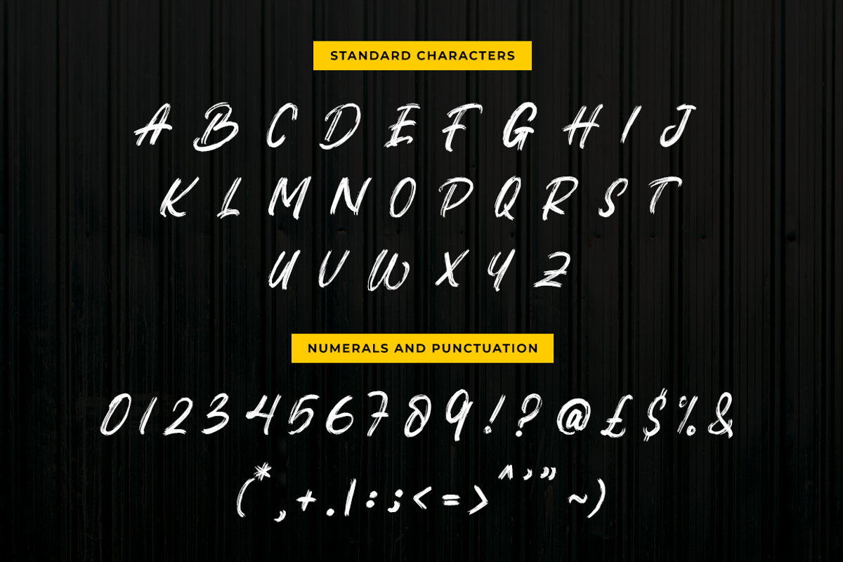 Geostar - Brush Font, a Handwritten Font by RockboyStd