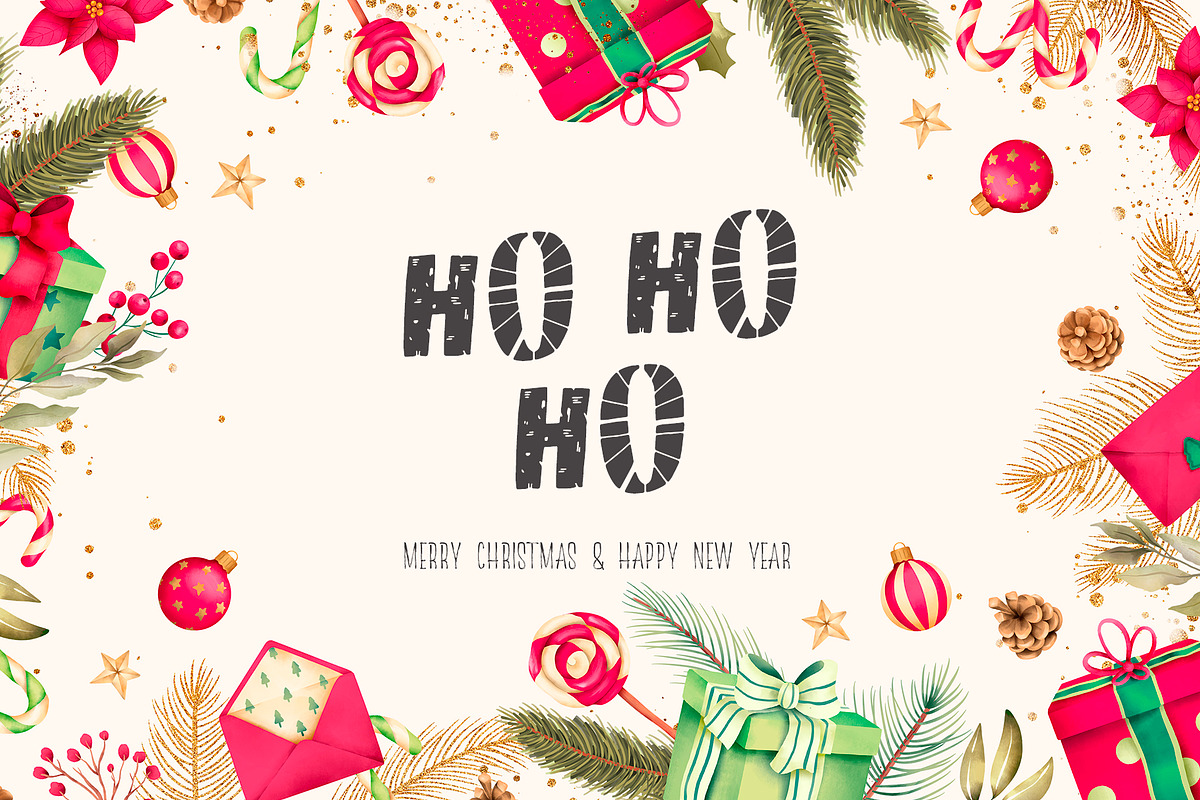 Winter Delight Christmas font, a Handwritten Font by supfonts (Photo 3 of 9)