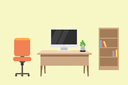 23 Essential Workplace Furniture Set, an Object Illustration by jongcreative (Thumbnail 2 of 5)