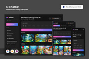 AI Image Generator Dashboard, an UI Kit Template by twinstd (Thumbnail 1 of 5)
