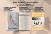 Workbook ebook Canva template Sunset, a Templates & Theme by Monarch 21 Design (Thumbnail 2 of 8)