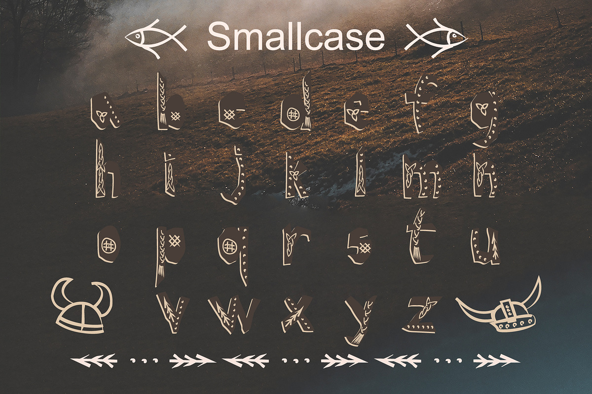 BRAVE VIKING COLOR Font, a Script Font by Zimages (Photo 3 of 8)