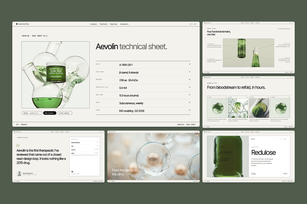 Biotech Investor Pitch Deck Template, a Presentation Template by Oday Noon (Photo 4 of 9)