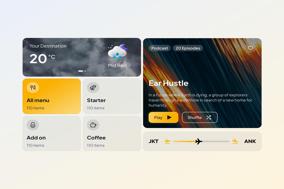 Inflight Entertainment Management, an UI Kit Template by Creative Perspective (Photo 9 of 9)