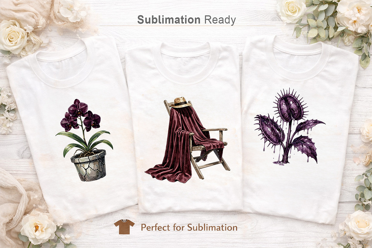 Tropical Goth Sublimation, an Illustration by Artnoy (Photo 6 of 8)