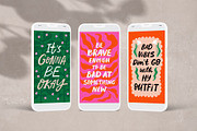 Motivational quotes, lettering pack, an Object Graphic by piyacler (Thumbnail 3 of 12)