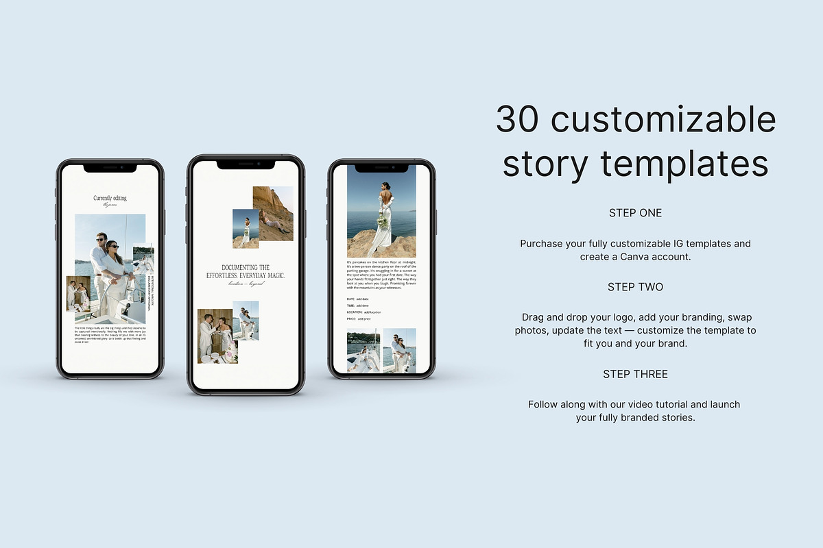 Editorial Canva Instagram Templates, a Social Media Template by Seventh Made (Photo 2 of 3)