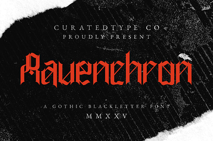 Ravenchron - Gothic Blackletter Font