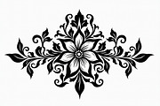 Elegant Floral Ornament Set, an Illustration by BIPLOB EXPERT (Thumbnail 3 of 21)