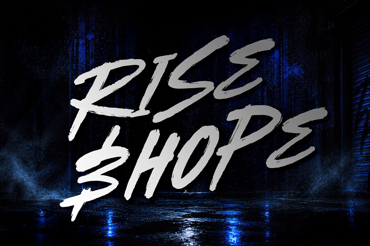 Roughen Brush Street Font, a Script Font by RantautypeStudio (Photo 14 of 15)