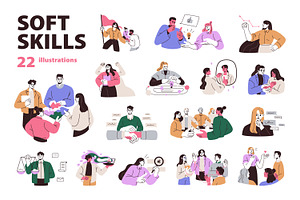 Personality soft skills for business, a Work Illustration by Good Studio
