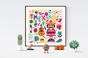 SALE! Mexican Colorful Collection