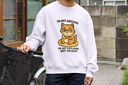 Funny Sarcastic Cat Sublimation, an Animal Illustration by Smillyy Threads (Thumbnail 5 of 6)