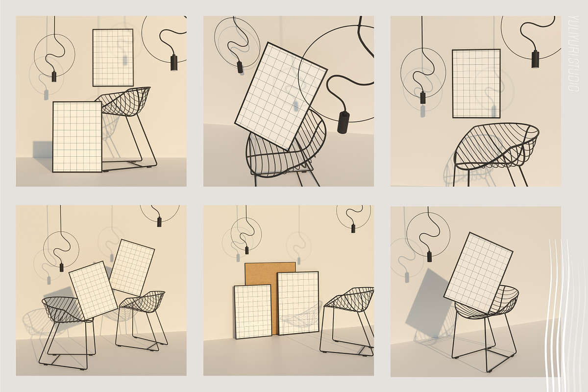 Monochrome Minimal | Farme Mockup, a Household Mockup by yuliyuri.studio (Photo 8 of 8)