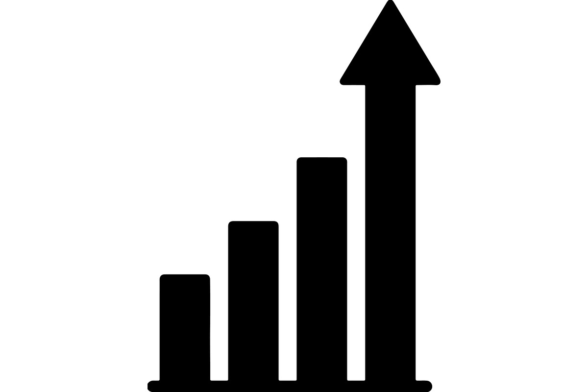 Business growth and upward arrow, a Finance Illustration by balal (Photo 11 of 13)