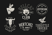 Oldschool Apparel logos 2, a Branding & Logo Template by Davide Bassu (Thumbnail 4 of 11)