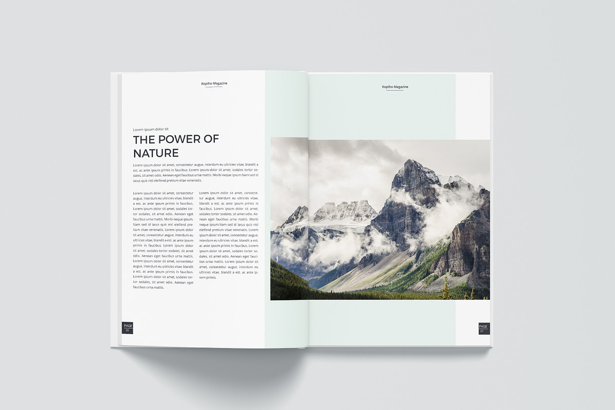 KOPIHO/ Magazine Template, a Magazine Template by obidullah_01 (Photo 13 of 14)