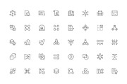 Crosschain outline icons, an Outline Icon by LAFS (Thumbnail 3 of 3)