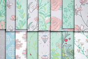 31 Floral Patterns Pack, a Pattern Graphic by Olya Creative (Thumbnail 5 of 9)