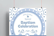 Baptism Invitation, a Stationery Template by MightyDesign (Thumbnail 4 of 8)