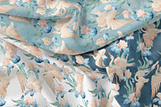 Watercolor Irises Flowers and Herons, an Illustration by Alamella (Thumbnail 4 of 15)