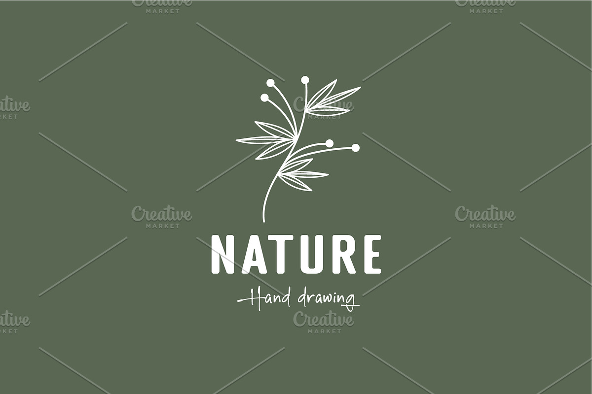 Minimalist Nature Leaf Logo Set, a Branding & Logo Template by Dyn Studio (Photo 5 of 6)