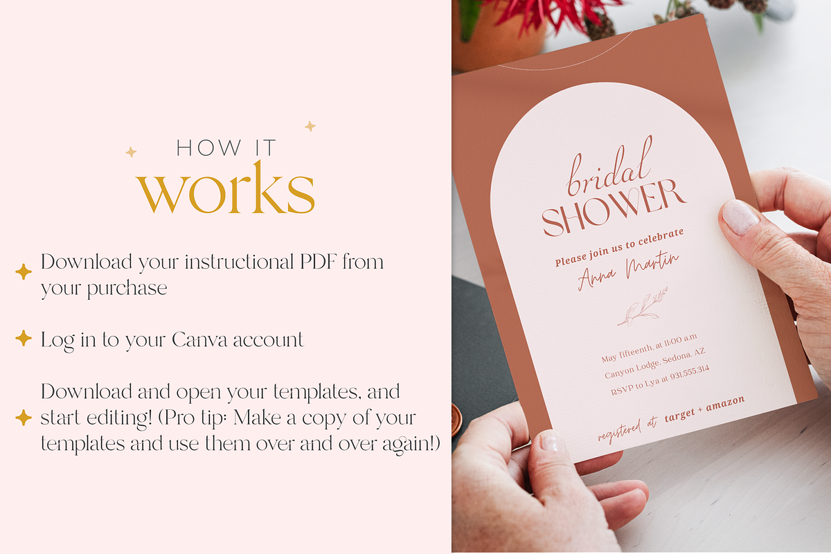 Boho Bridal Shower Invite and Games, a Stationery Template by Matisse Studio (Photo 6 of 6)