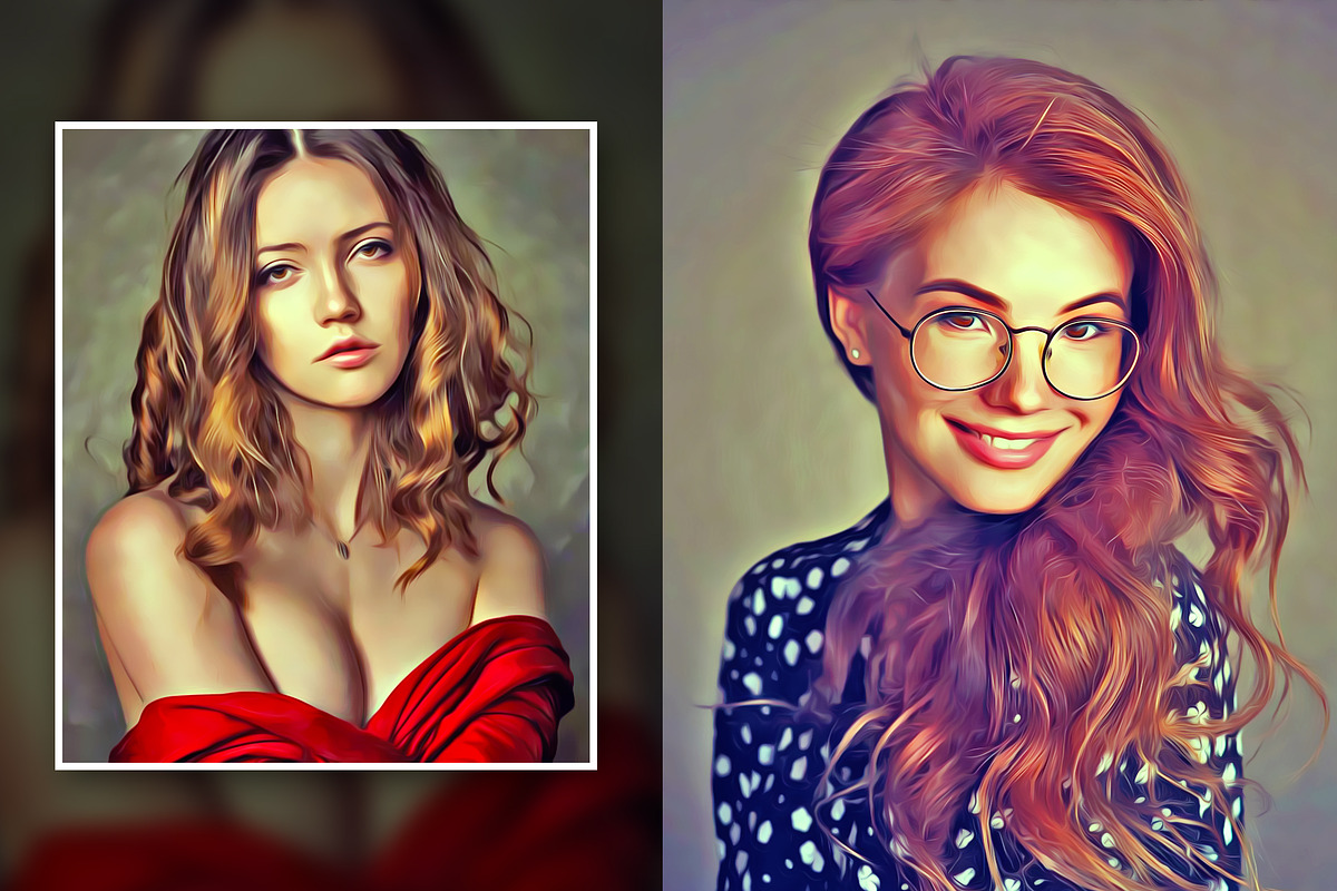 Real Life Oil Painting, an Action Add-On by U_Design (Photo 5 of 9)