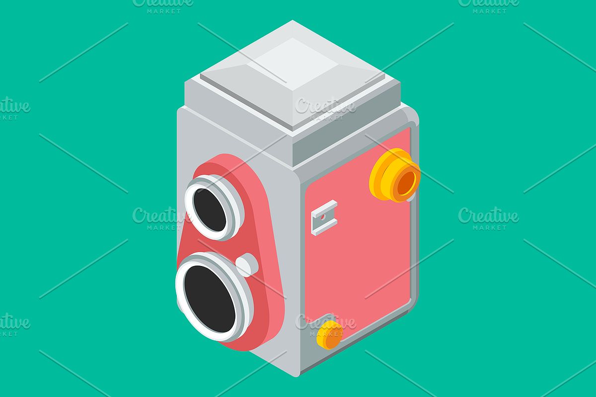 Analog Cameras Illustrations, an Illustration by Lukino (Photo 3 of 8)