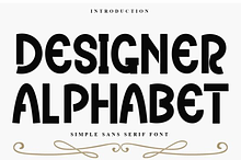 Designer Alphabet