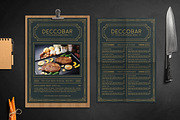 Art Deco Food & Beverages Menu, a Flyer Template by The Good Store (Thumbnail 2 of 6)
