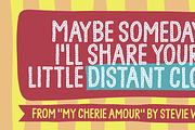 Distant Cloud, a Font by pizzadudedotdk (Thumbnail 8 of 8)